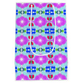 Azure Bloom Kaleidoscoop Medium Cadeauzakje (Achterkant)