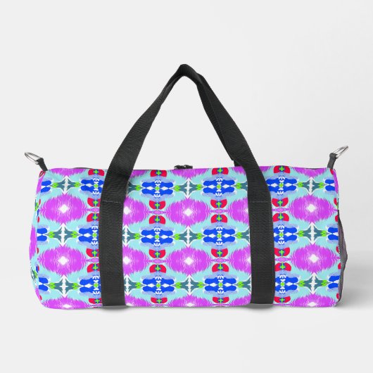 Azure Bloom Kaleidoscoop Plunjezak (Voorkant)