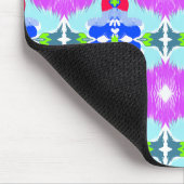 Azure Bloom Kaleidoscope Muismat (Hoek)