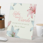 Azure Bloom Reclamebord Met Voetstuk (Insitu)