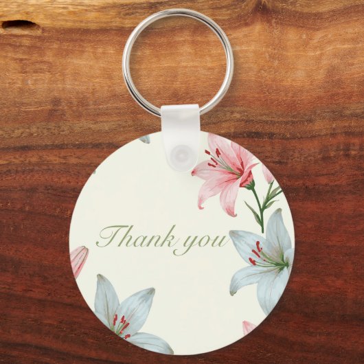 Azure Bloom Sleutelhanger (Achterkant)