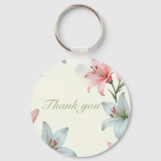 Azure Bloom Sleutelhanger (Achterkant)