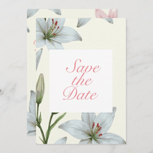 Azure Bloom V02 Kaart (Voorkant / Achterkant)