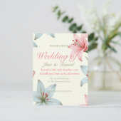 Azure Bloom V03 Briefkaart (Staand voorkant)