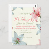 Azure Bloom V03 Briefkaart (Voorkant / Achterkant)