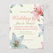 Azure Bloom V03 Briefkaart (Voorkant)