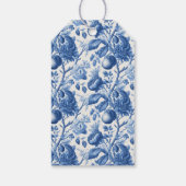 Azure Blooms Wedding Cadeaulabel (Achterkant)