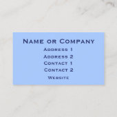 Azure Blue and Green Vertical Ice Effect Stripes Visitekaartje (Achterkant)