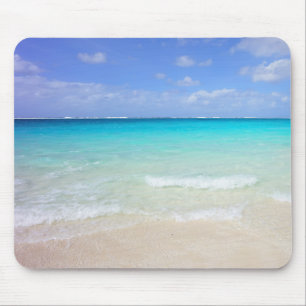 Azure Blue Caribbean Tropical Beach Muismat