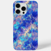 Azure Blue Crumpled Texture Case-Mate iPhone Case (Achterkant)