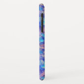 Azure Blue Crumpled Texture Case-Mate iPhone Case (Achterkant/links)