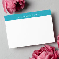 AZURE BLUE GEPERSONALISEERDE FAMILIENAAM MONOGRAM