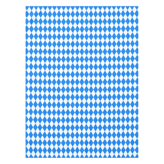 Azure Blue Harlequin Tafelkleed (Voorkant)