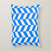 Azure Blue Herringbone Accent Kussen (Voorkant(Verticaal))