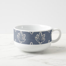 Azure Blue Leafy Linen look