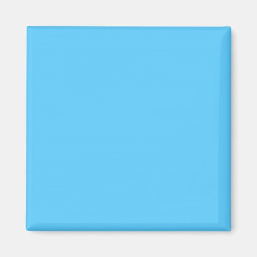 Azure Blue Sky 2015 Color Trend Sjabloon Magneet (Voorkant)