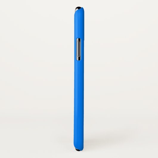 AZURE BLUE Solid Background iPhone X Hoesje (Achterkant / rechts)