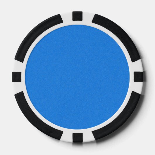 Azure Blue Star Dust Pokerchips (Voorkant)