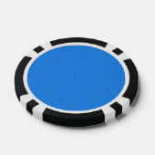Azure Blue Star Dust Pokerchips (Enkel)
