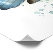 Azure Butterfly Art Print Poster (Hoek)