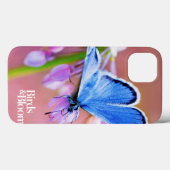 Azure Butterfly Case-Mate iPhone Case (Achterkant (horizontaal))