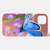 Azure Butterfly Case-Mate iPhone Case (Achterkant (horizontaal))