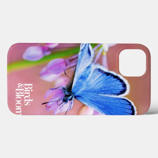 Azure Butterfly Case-Mate iPhone Case (Achterkant (horizontaal))