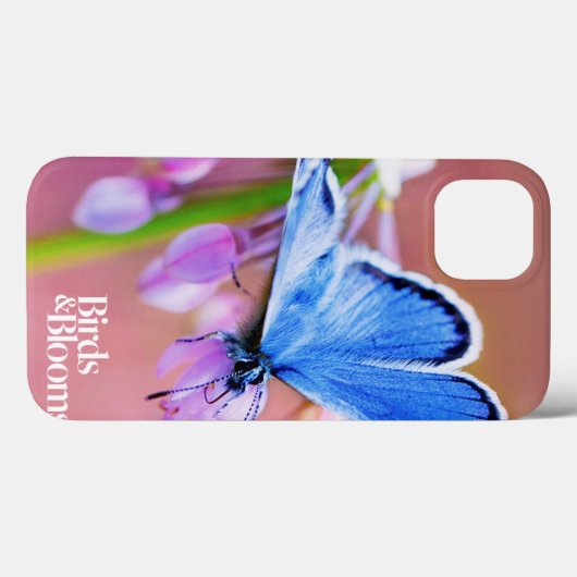 Azure Butterfly Case-Mate iPhone Case (Achterkant (horizontaal))