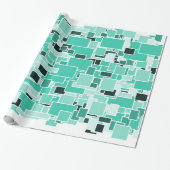 Azure Chaos Cadeaupapier (Uitgerold)