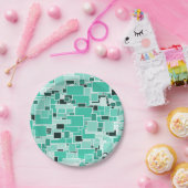 Azure Chaos Papieren Bordje (Feest)