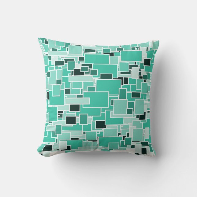 Azure Chaos Pillow Kussen (Voorkant)