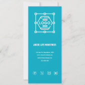 Azure Church Welcome Card Kaart (Voorkant)