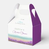 Azure Coast in Bloom Vrijgezellenfeest Bedankdoosjes (Achterkant)