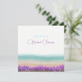 Azure Coast in Bloom Vrijgezellenfeest Kaart (Staand voorkant)