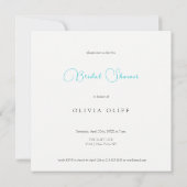 Azure Coast in Bloom Vrijgezellenfeest Kaart (Achterkant)