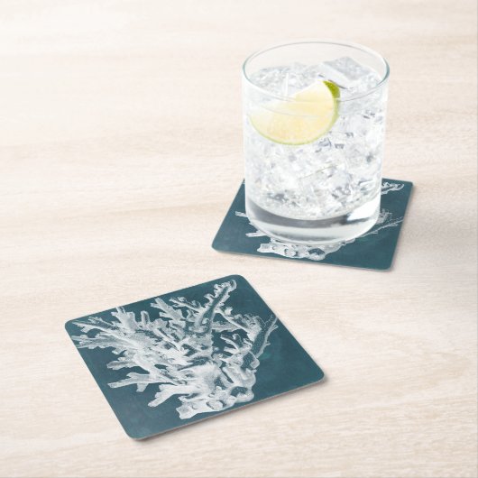 Azure Coral I Kartonnen Onderzetters (Insitu)