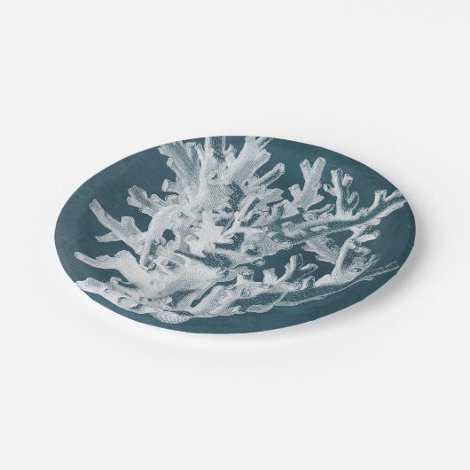 Azure Coral I Papieren Bordje (Gekanteld)