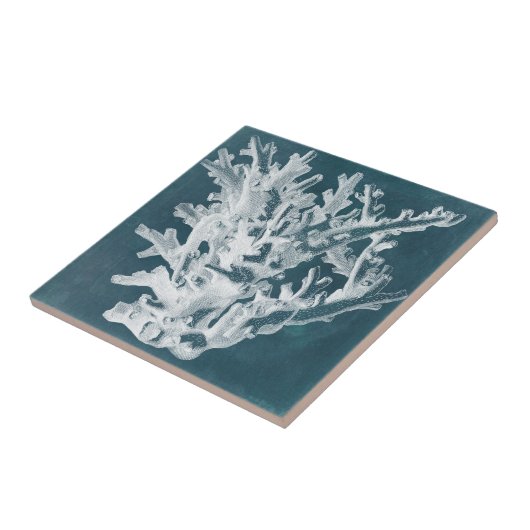 Azure Coral I Tegeltje (Zijkant)