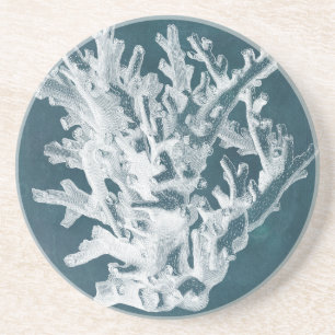 Azure Coral I Zandsteen Onderzetter