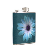 Azure Daisy on Dark Till Leather Print Heupfles (Rechts)