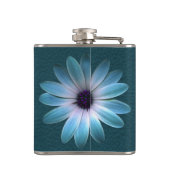 Azure Daisy on Dark Till Leather Print Heupfles (Achterkant)