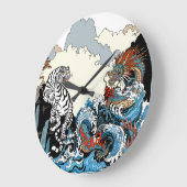 Azure Dragon en White Tiger. Illustratie Grote Klok (Hoek)
