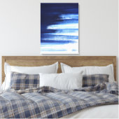Azure Dreamscape Canvas Afdruk (Insitu (Slaapkamer))