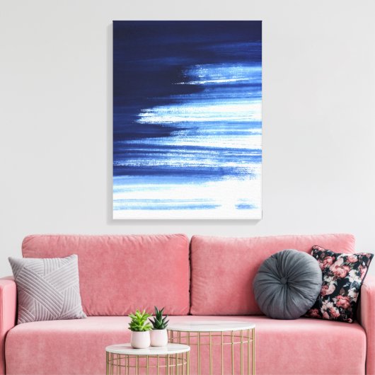 Azure Dreamscape Canvas Afdruk (Insitu (Woonkamer))