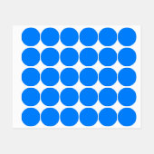 Azure (effen kleur) labels (Vel)