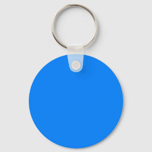 Azure (effen kleur) sleutelhanger
