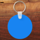 Azure (effen kleur) sleutelhanger (Voorkant)