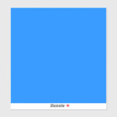Azure (effen kleur) sticker (Vel)