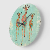  Azure- en Amber-Giraffe-klok Grote Klok (Hoek)