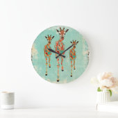  Azure- en Amber-Giraffe-klok Grote Klok (Huis)